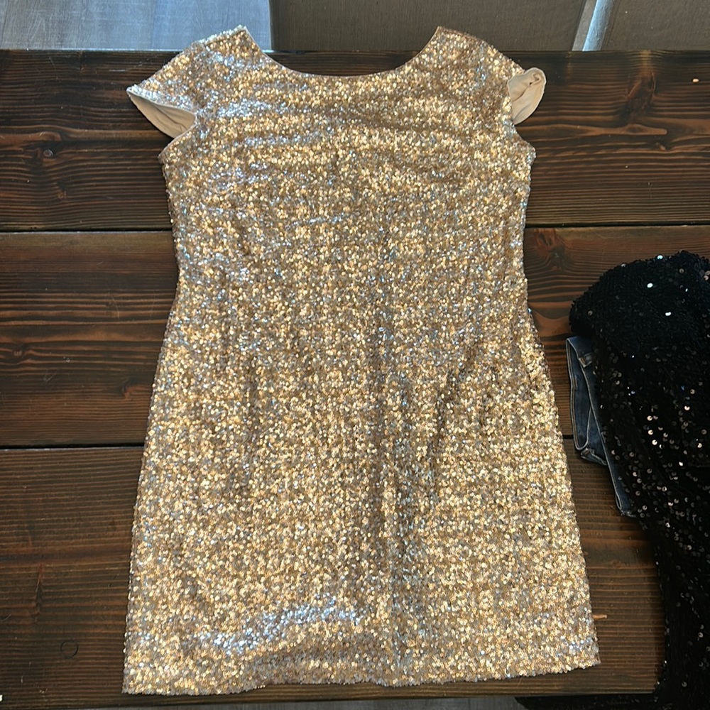 Lovely champagne Olof formal cocktail dress